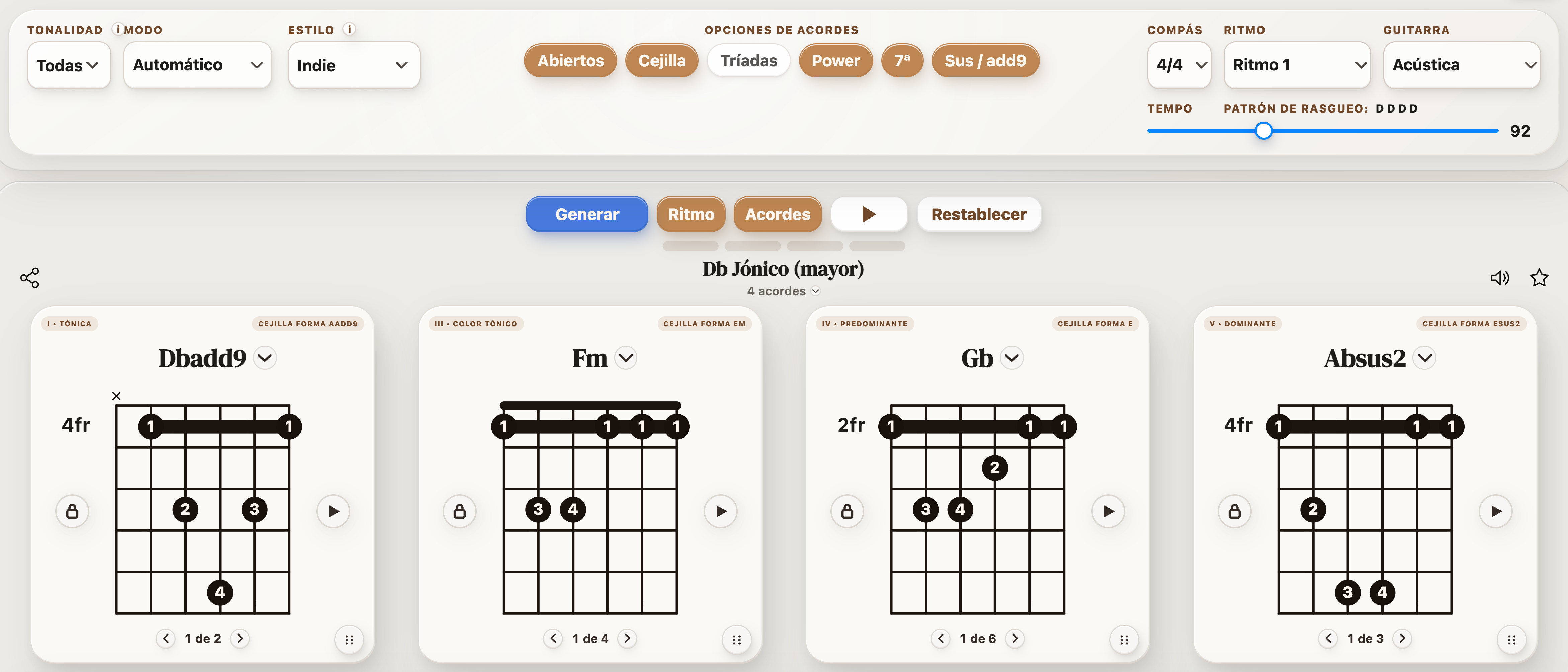 12 progresiones de acordes indie para guitarra — StrumForge