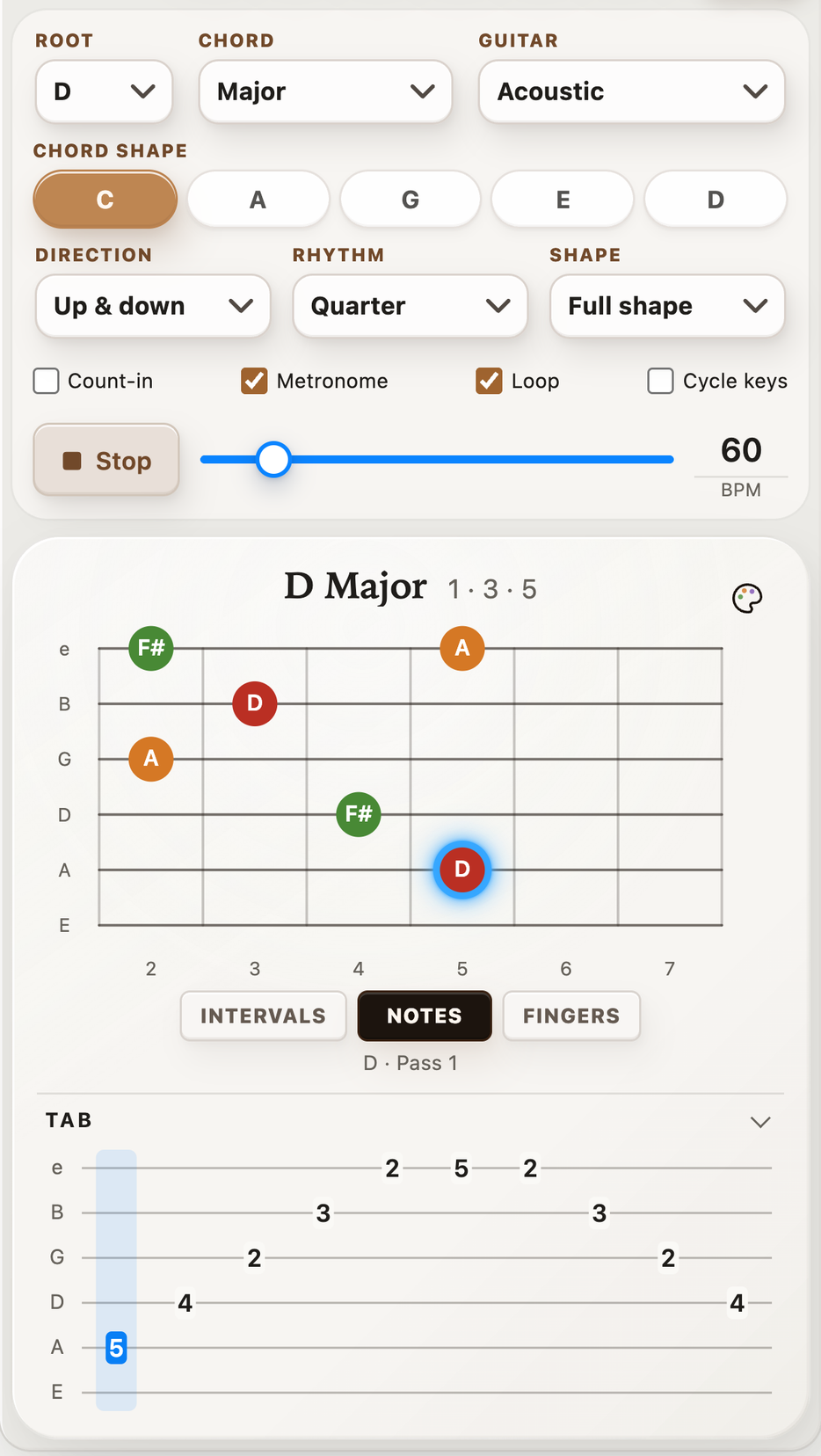 Arpeggio Trainer