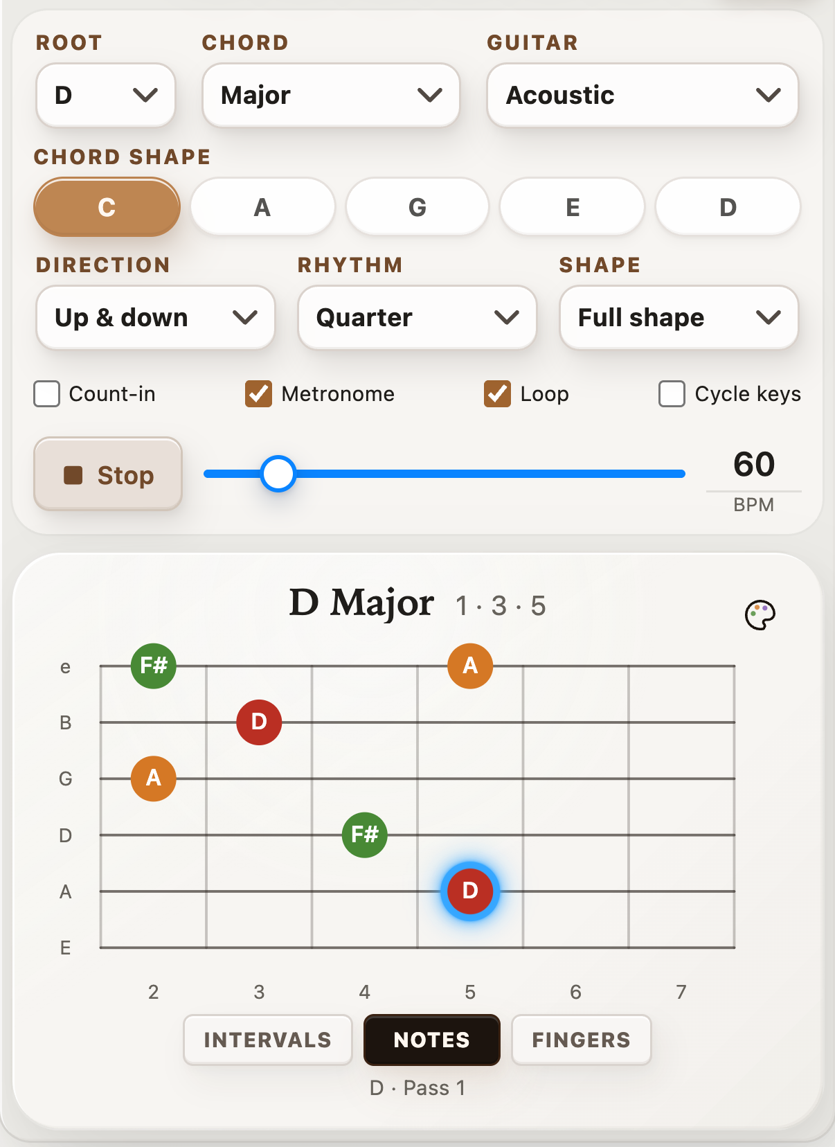 Arpeggio Trainer